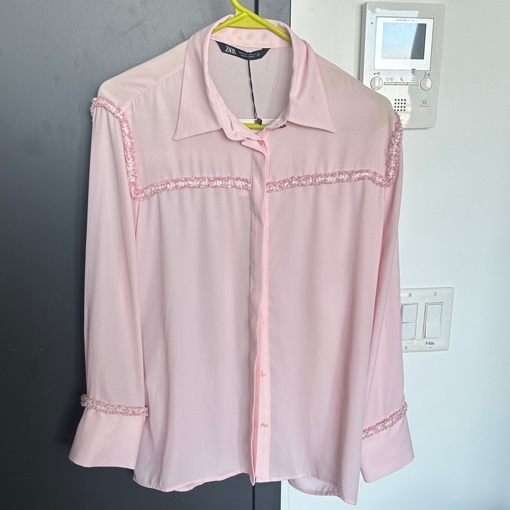 Zara button down top - Picture 2 of 6